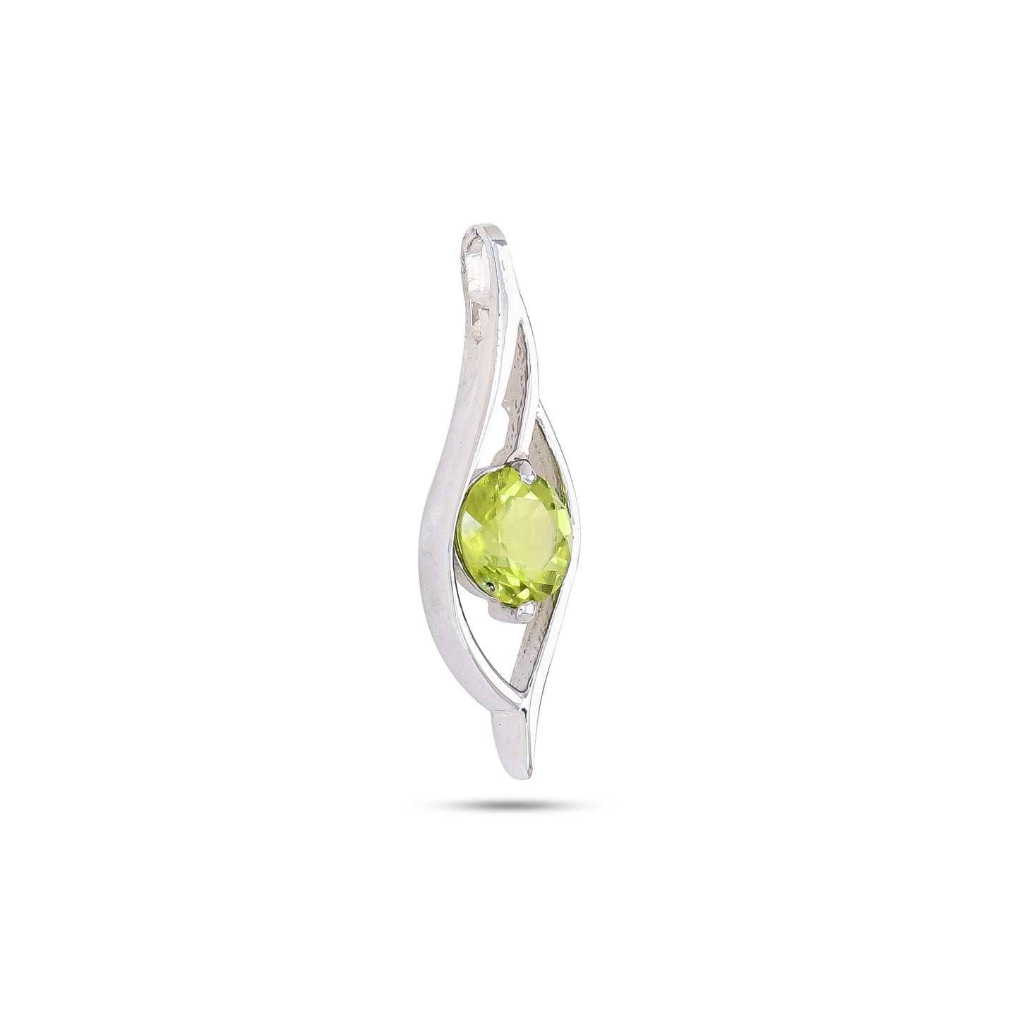 Whisper Flame Silver Pendant - Amethyst / Garnet / Peridot