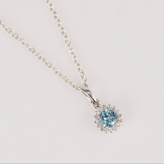 Everyday Dainty Pendants in Amethyst / Blue Topaz / London Blue Topaz / Garnet