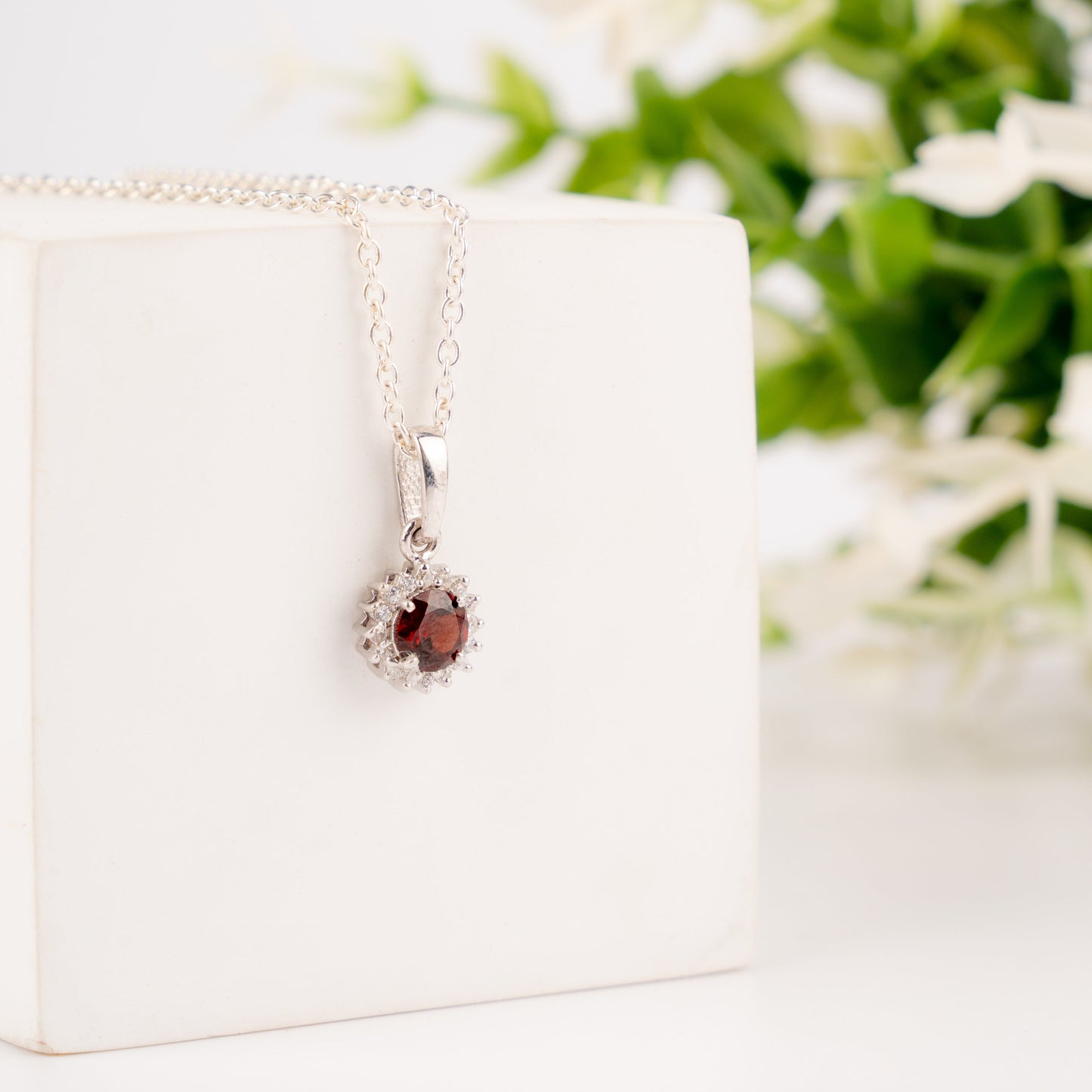 Everyday Dainty Pendants in Amethyst / Blue Topaz / London Blue Topaz / Garnet