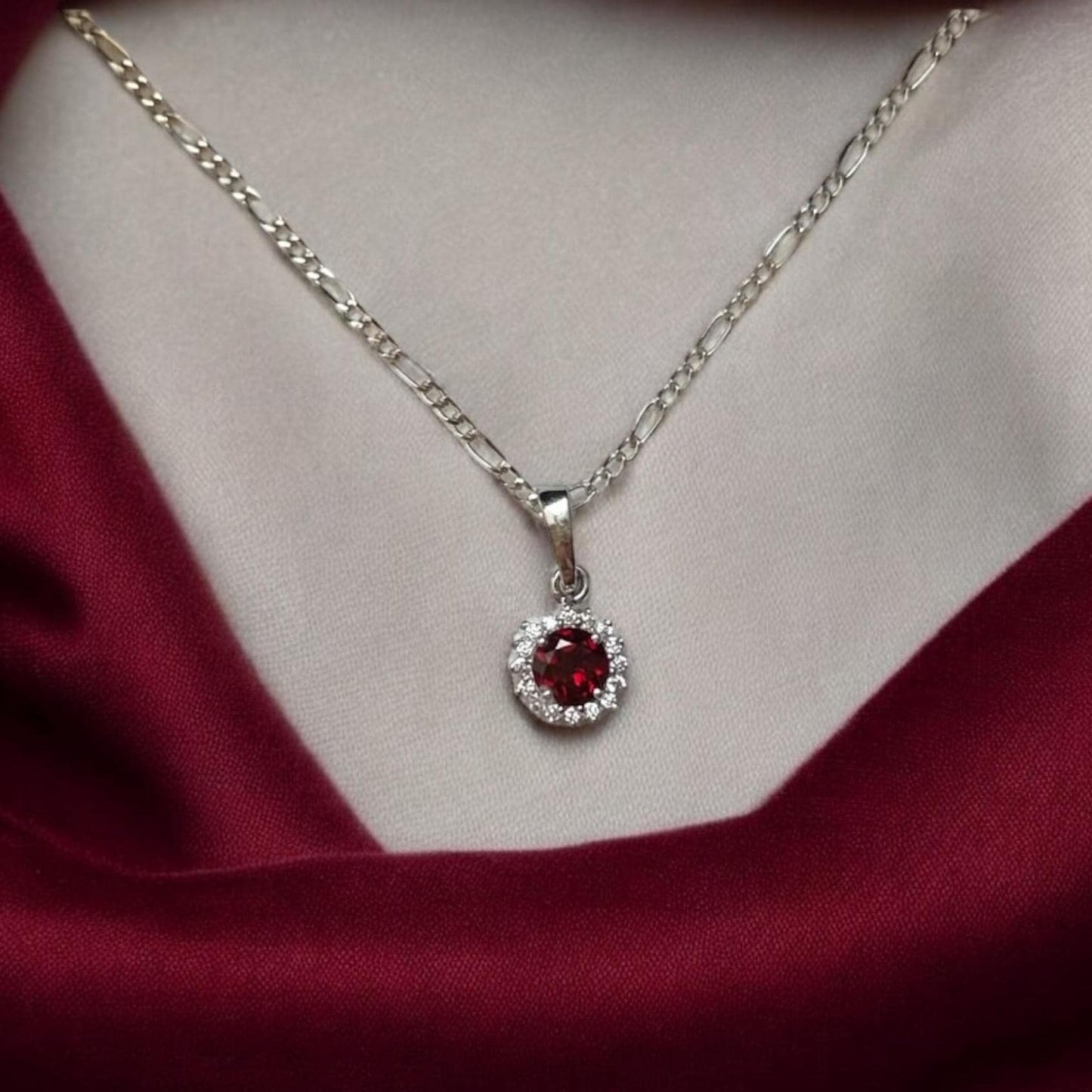 Everyday Dainty Pendants in Amethyst / Blue Topaz / London Blue Topaz / Garnet