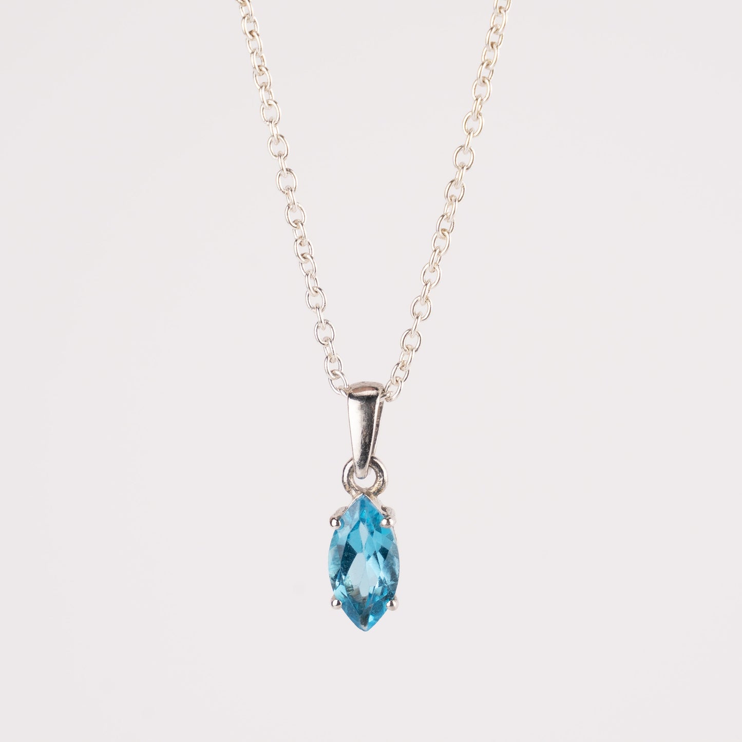 Ocean Sparkle Marquise Pendant