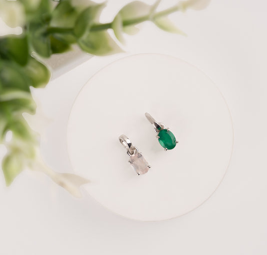 Dainty everyday silver charms